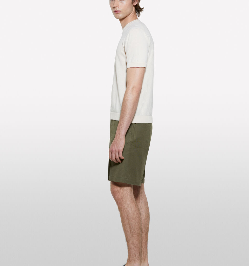 Bermuda regular fit verde militare - pantaloni shorts da uomo - Verde Militare | Sisley image number 2